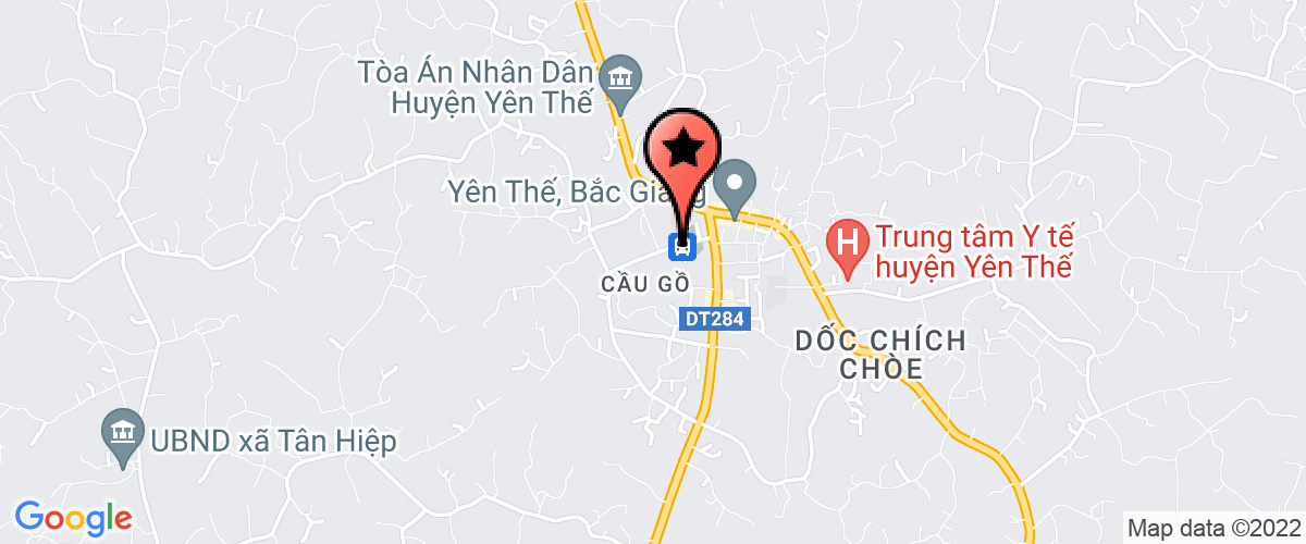 Bản đồ đến địa chỉ Huyện uỷ Yên Thế