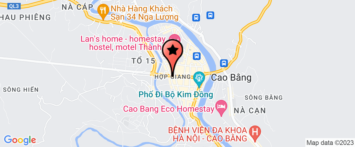 Bản đồ đến địa chỉ Bệnh viện đa khoa Thành phố Cao Bằng