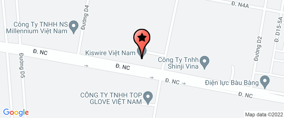 Bản đồ đến địa chỉ Công Ty TNHH KISWIRE Việt Nam