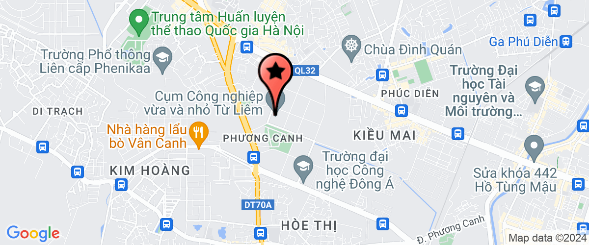 Bản đồ đến địa chỉ Công ty cổ phần dịch vụ , thương mại và xuất nhập khẩu cơ điện Trúc Lâm