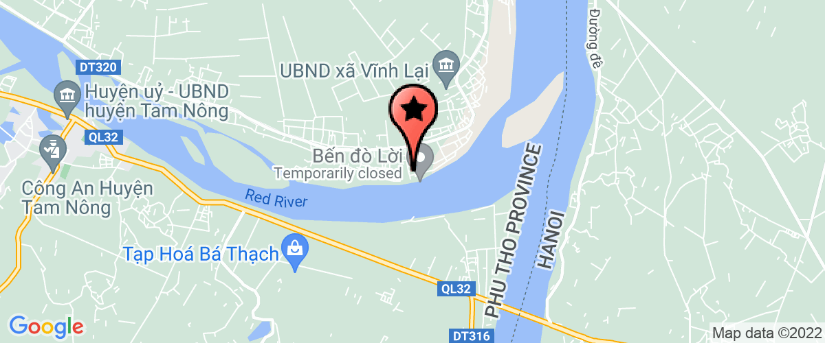 Bản đồ đến địa chỉ Công Ty TNHH Giống Cây Trồng Phú Thọ
