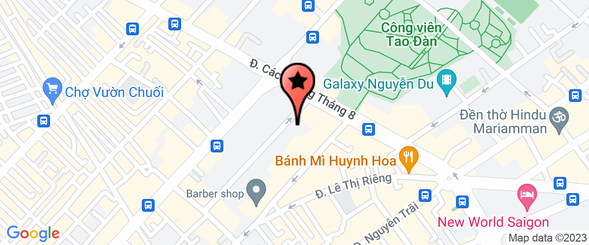 Bản đồ đến địa chỉ Chi Nhánh Công Ty TNHH Một Thành Viên Trường An Phát Hospitality Sài Gòn - Khách Sạn Fusion Suites S