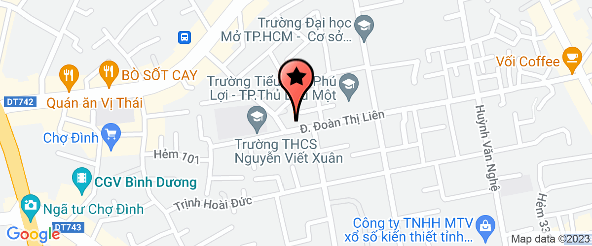 Bản đồ đến địa chỉ Công Ty TNHH Thương Mại Hùng Linh Vina