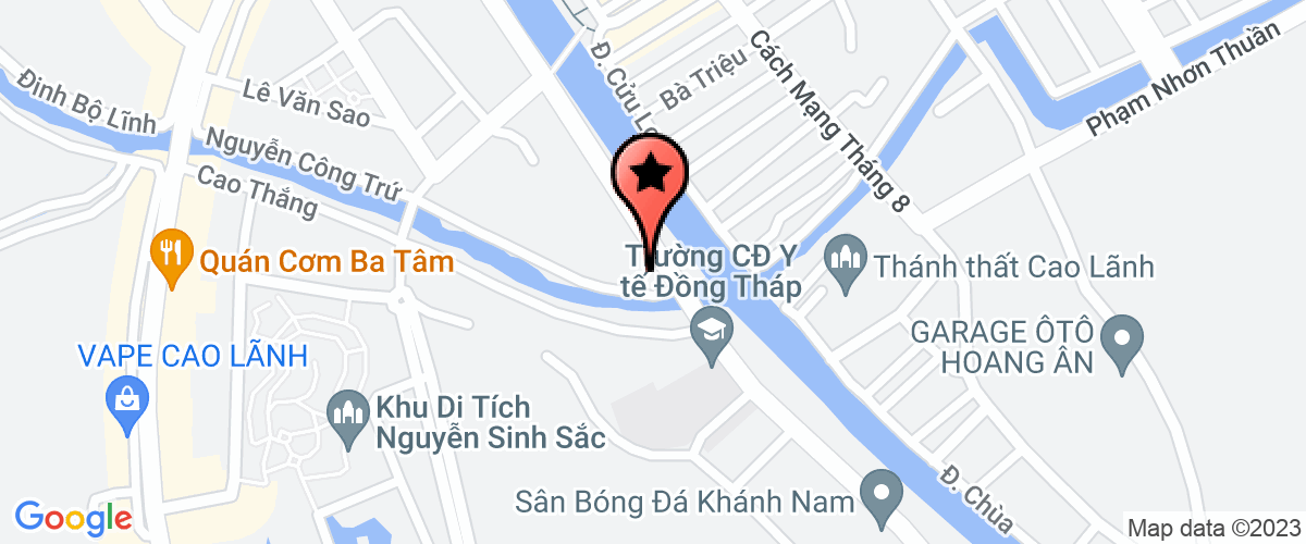 Bản đồ đến địa chỉ Công Ty Trách Nhiệm Hữu Hạn Hoàng Gia Bạc Liêu - Chi Nhánh Đồng Tháp