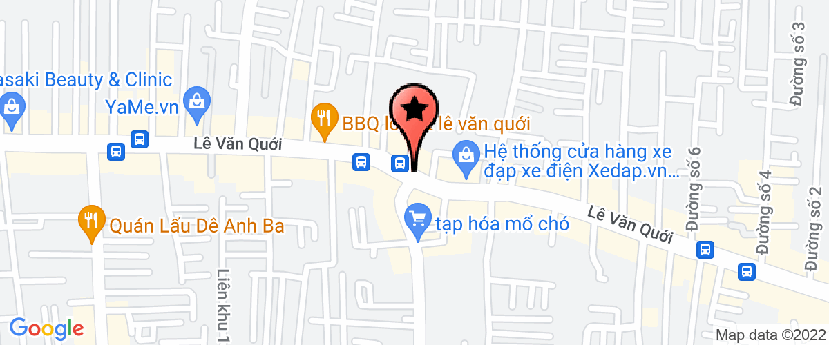 Bản đồ đến địa chỉ Chi Nhánh Công Ty TNHH Một Thành Viên Sản Xuất Thương Mại Giai Mỹ