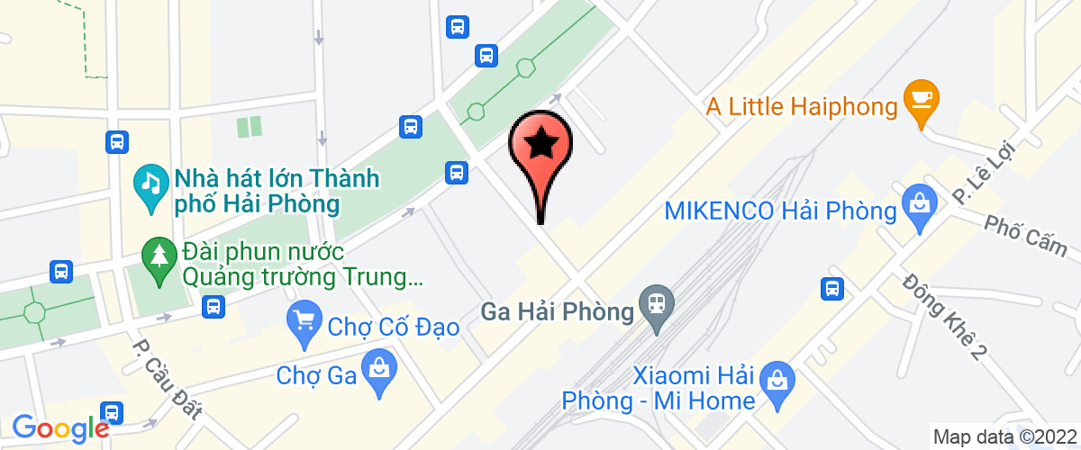Bản đồ đến địa chỉ Công ty trách nhiệm hữu hạn Hải Tiến Sơn