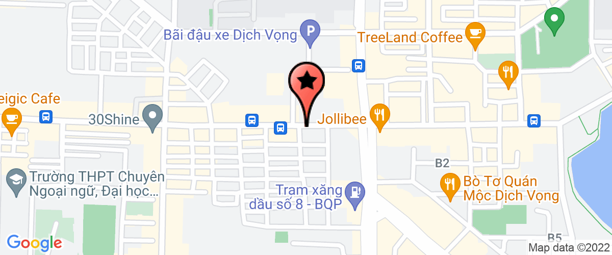 Bản đồ đến địa chỉ Chi nhánh công ty cổ phần thương mại và xuất nhập khẩu Việt Hàn tại Hà Nội