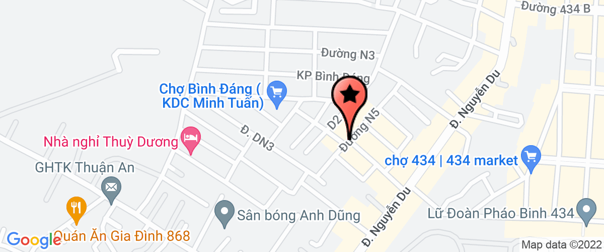 Bản đồ đến địa chỉ Công ty TNHH May HAND SEVEN