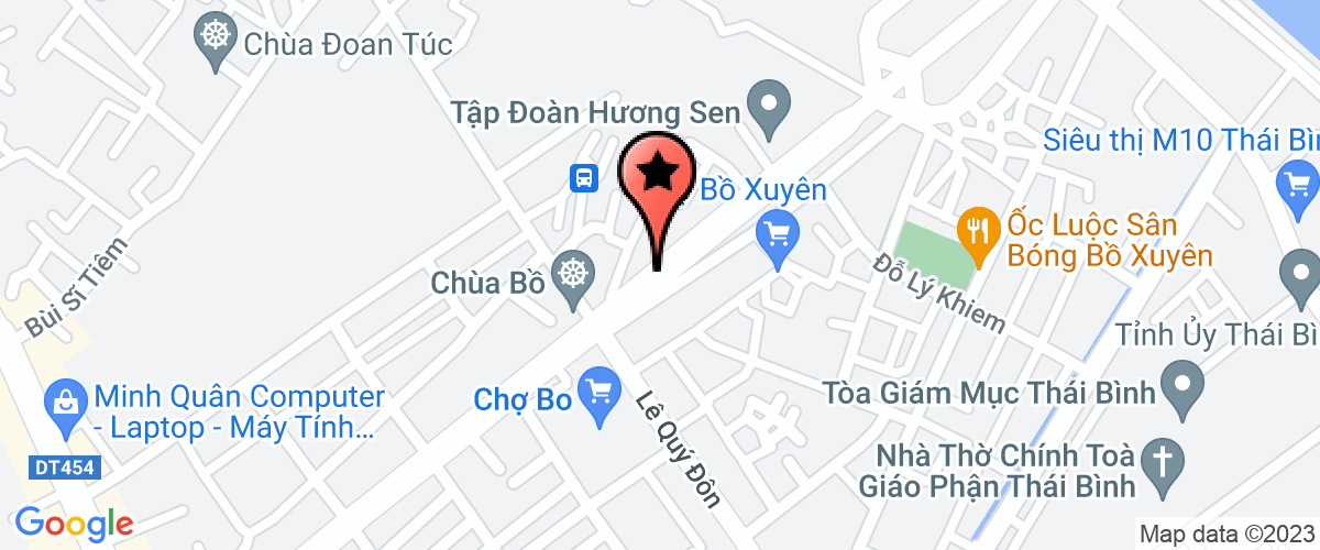 Bản đồ đến địa chỉ Chi Nhánh Công Ty Cổ Phần Nông Nghiệp Quốc Tế An Việt Tại Thái Bình