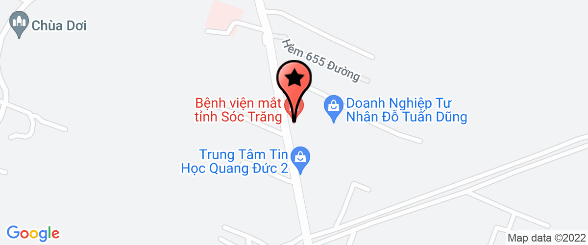 Bản đồ đến địa chỉ Chi Nhánh Công Ty Trách Nhiệm Hữu Hạn Sức Khỏe Vàng - Bệnh Viện Chuyên Khoa Mắt Tư Nhân Tỉnh Sóc Tră