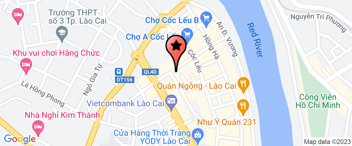Bản đồ đến địa chỉ Công Ty Cổ Phần Đầu Tư Hồng Hà Việt Nam Riverside - Chi Nhánh Tại Lào Cai