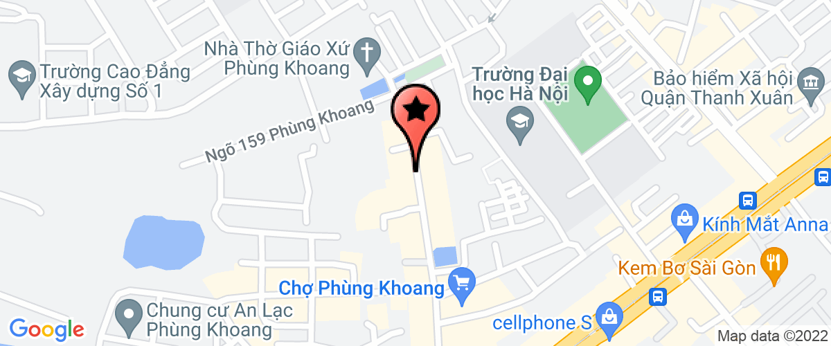 Bản đồ đến địa chỉ Công Ty TNHH P.H.A.R.M.A Hà Nội