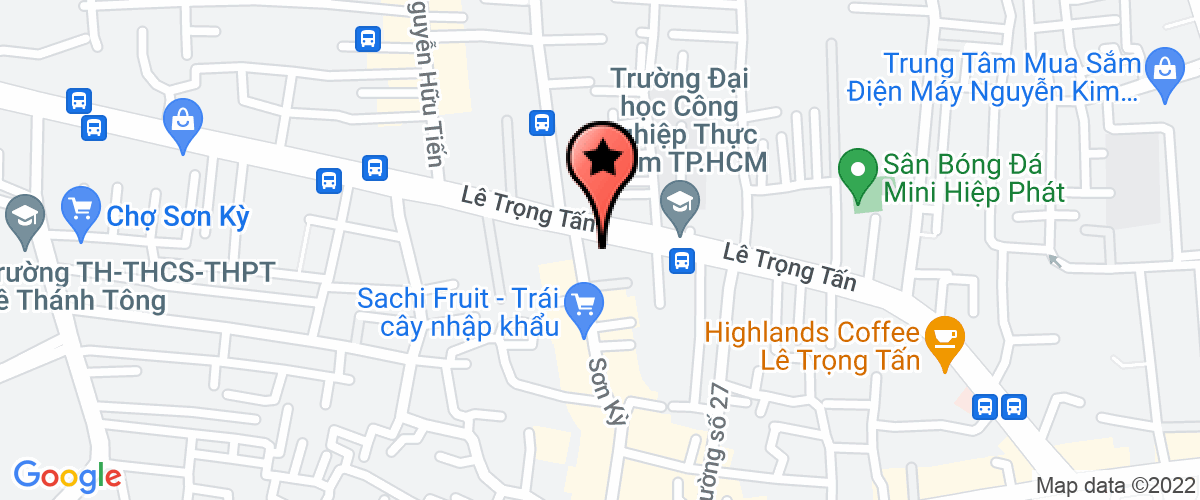 Bản đồ đến địa chỉ Công Ty TNHH Thương Mại Và Dịch Vụ Vi Tính Thiên ân