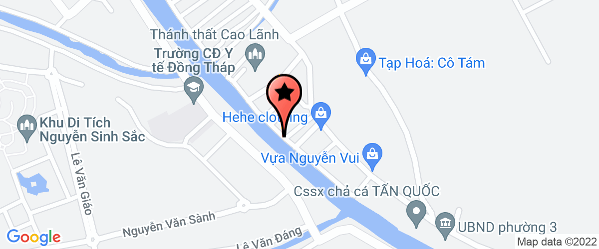 Bản đồ đến địa chỉ Công Ty TNHH Thương Mại Và Đầu Tư Lê Hân Đồng Tháp