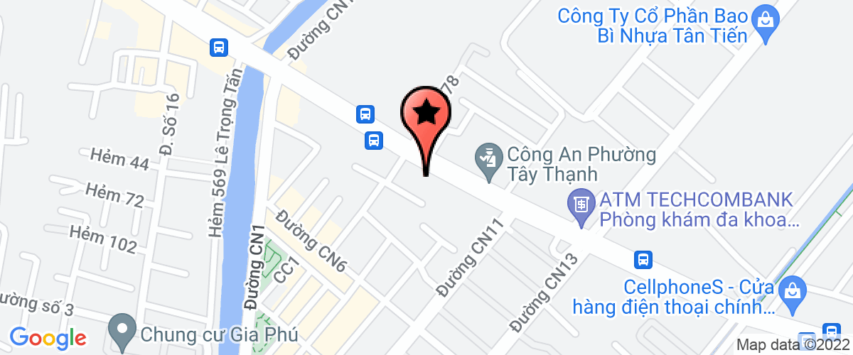 Bản đồ đến địa chỉ Công Ty TNHH Thương Mại Dịch Vụ Công Nghệ Trung Tiến