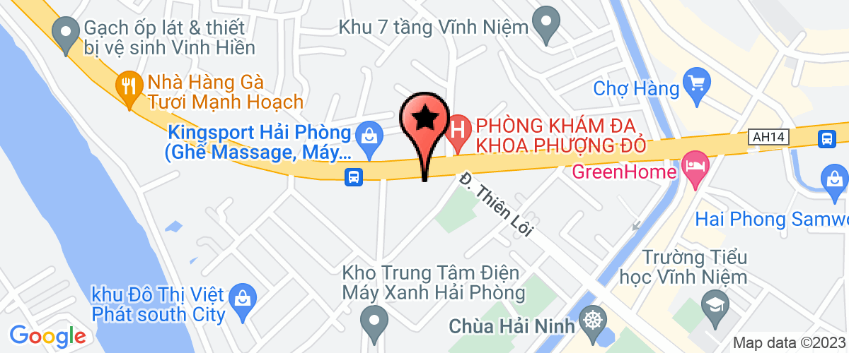 Bản đồ đến địa chỉ Chi Nhánh Công Ty Cổ Phần Xuất Nhập Khẩu Sâm Lâm Tại Hải Phòng