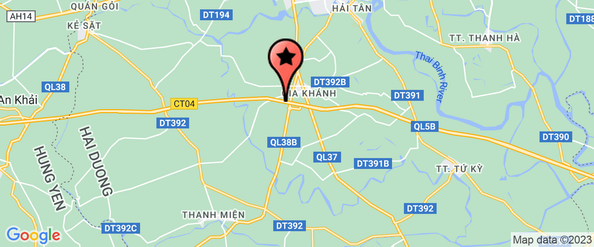 Bản đồ đến địa chỉ Chi Nhánh Tại Hải Dương - Công Ty Cổ Phần Kỹ Thuật Công Nghệ Đại Phong