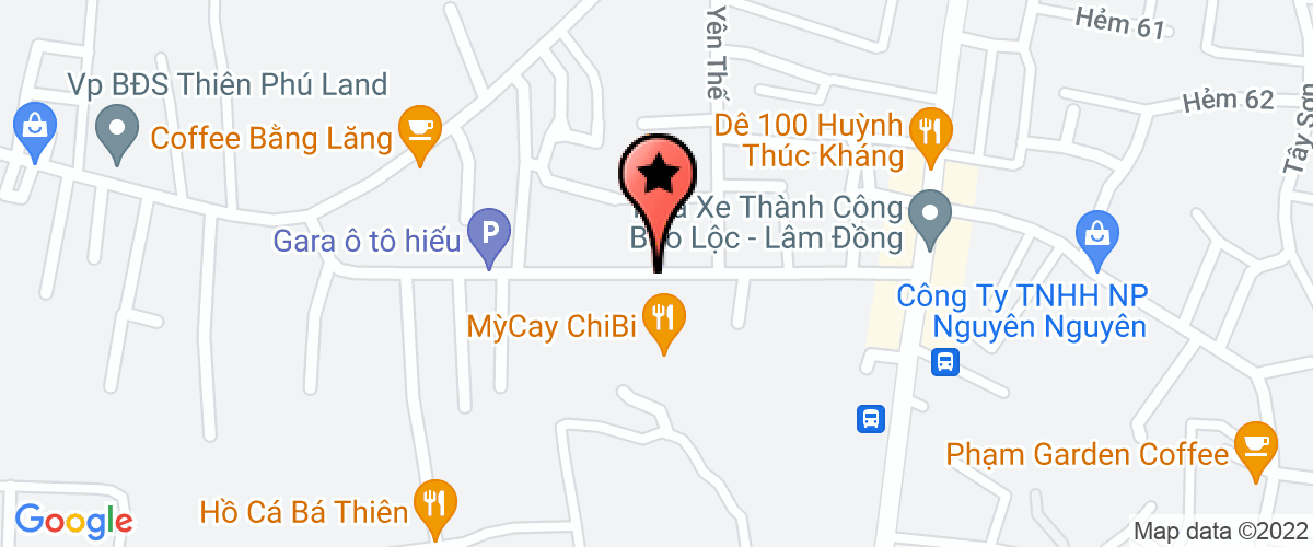 Bản đồ đến địa chỉ Công Ty TNHH Nguyễn Thanh Hoàn