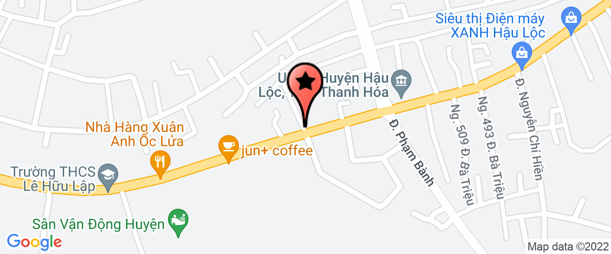 Bản đồ đến địa chỉ Chi Nhánh Công Ty TNHH Vật Liệu Vật Tư Bến Thắm