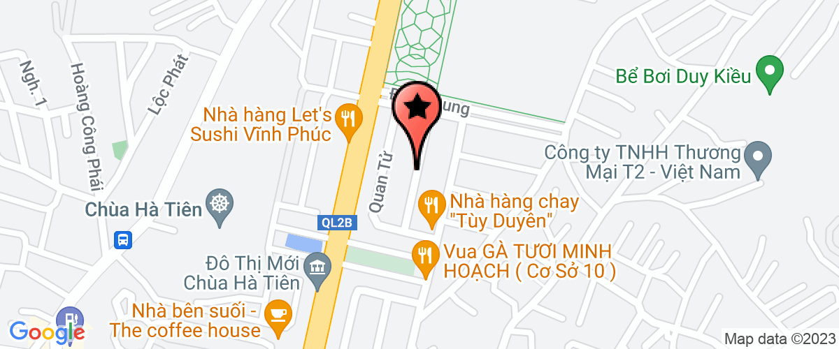 Bản đồ đến địa chỉ Công Ty Cổ Phần Công Trình Giao Thông Vĩnh Phúc
