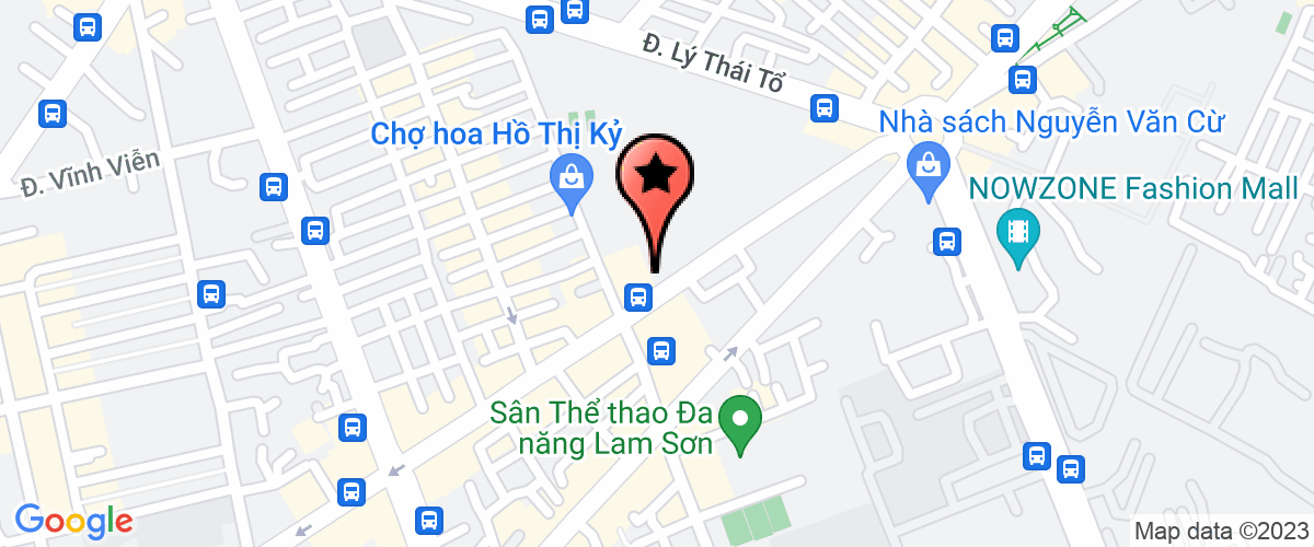 Bản đồ đến địa chỉ Cty Điện Thoại Tây Thành Phố