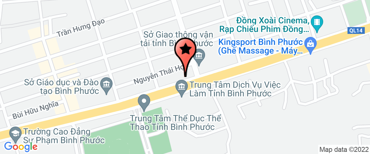 Bản đồ đến địa chỉ Chi cục bảo vệ môi trường tỉnh Bình Phước