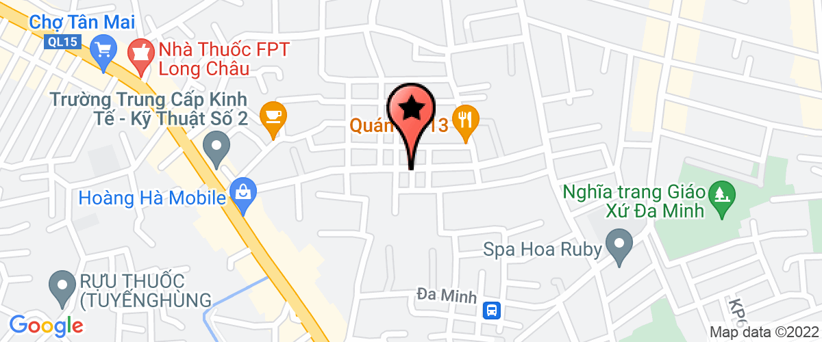 Bản đồ đến địa chỉ Công Ty TNHH Thiên Thu Nguyễn