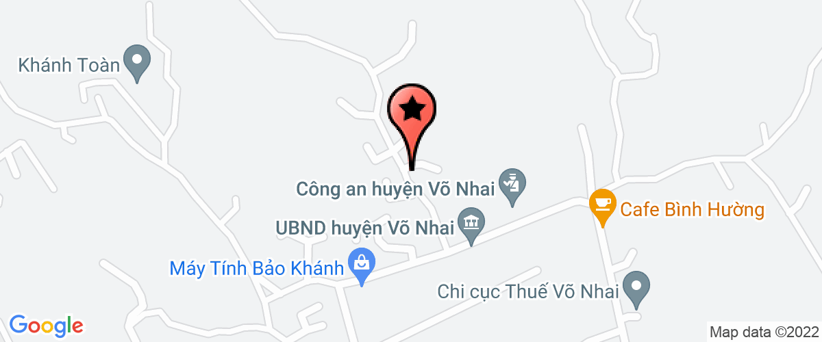 Bản đồ đến địa chỉ Công Ty TNHH Đầu Tư Và Phát Triển Đô Thị Võ Nhai