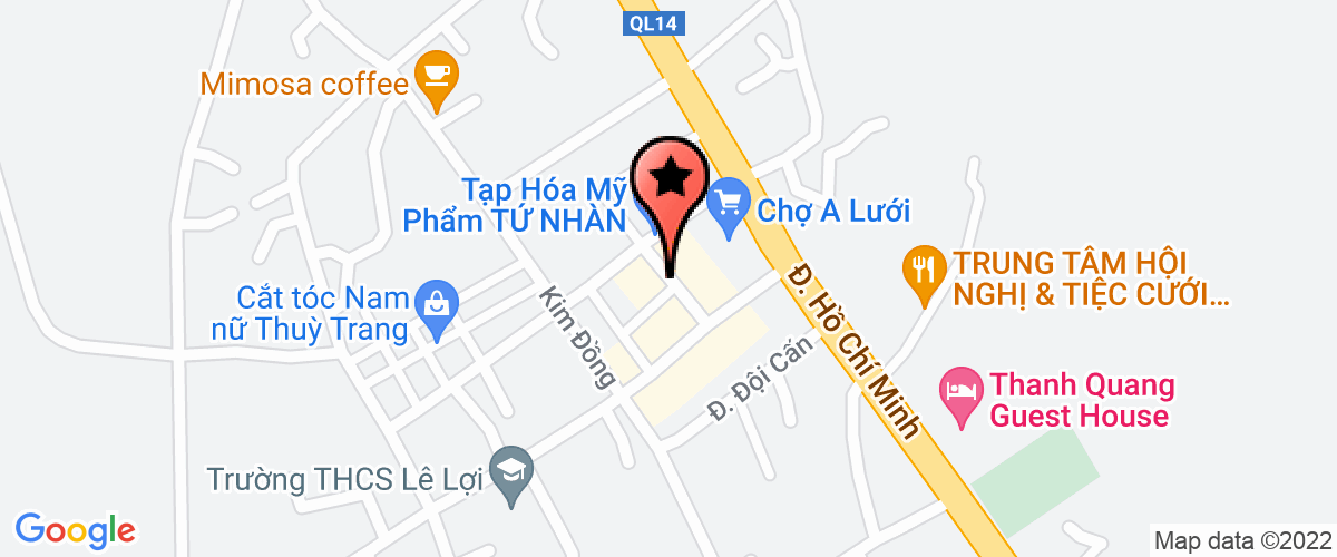 Bản đồ đến địa chỉ Công Ty TNHH Một Thành Viên In Ấn Quảng Cáo Xây Dựng Và Tổng Hợp Quang Huy