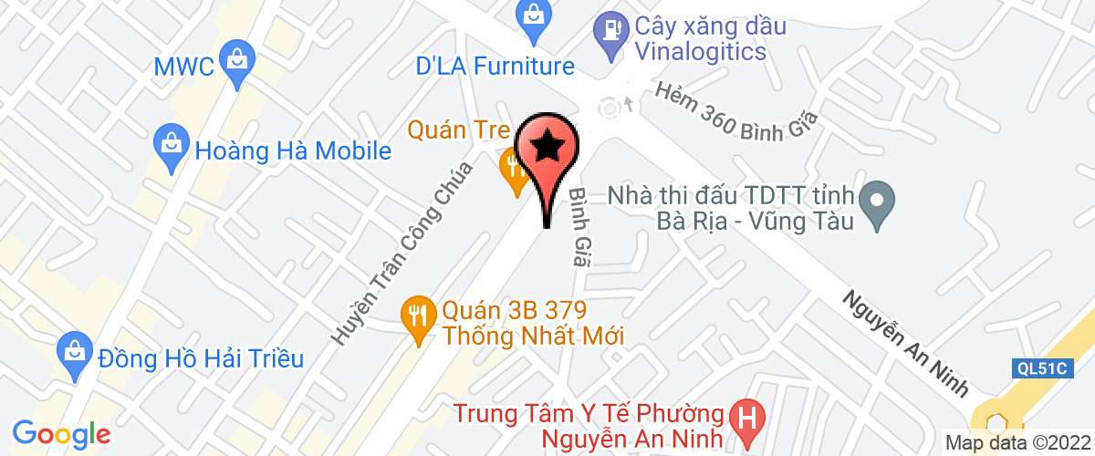 Bản đồ đến địa chỉ Công Ty TNHH Đầu Tư Vinh Anh