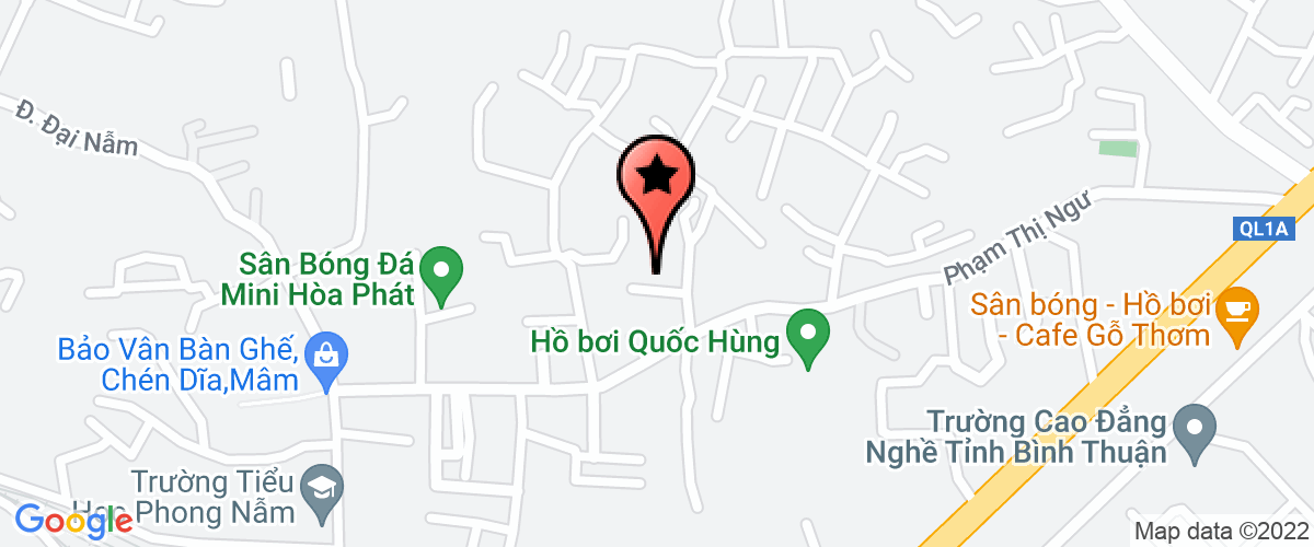 Bản đồ đến địa chỉ Công Ty TNHH Thương Mại - Dịch Vụ Thanh Vân Bình Thuận