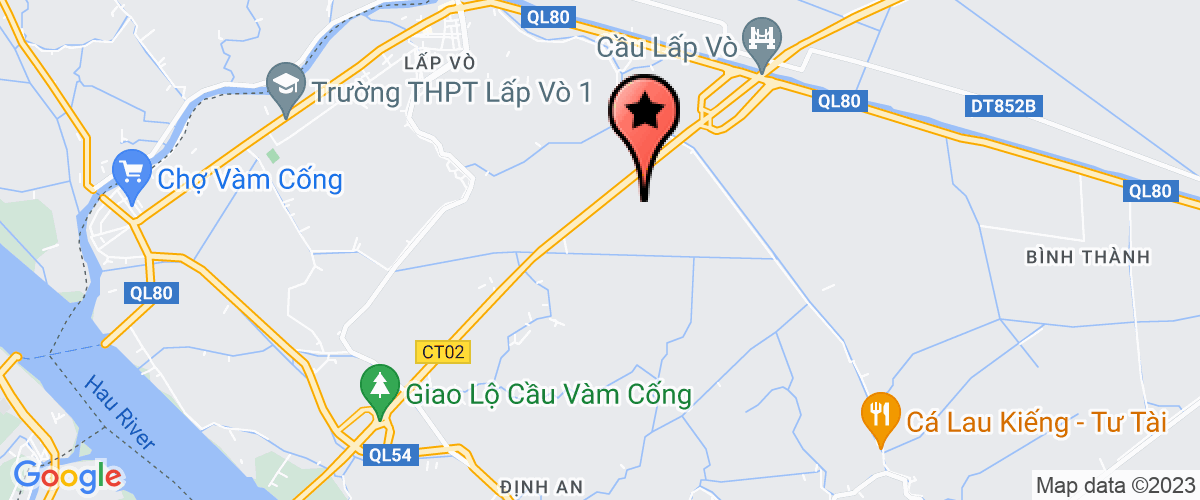 Bản đồ đến địa chỉ Công Ty TNHH Tm - Dv Đồng Tiến Lấp Vò