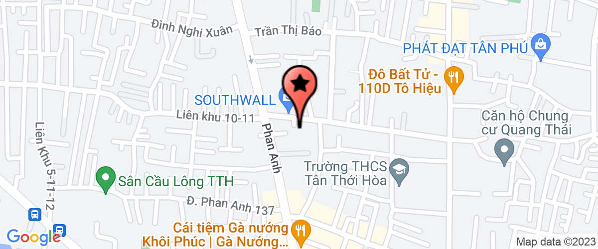 Bản đồ đến địa chỉ Chi Nhánh Công Ty TNHH Sản Xuất Thương Mại Phát Thành