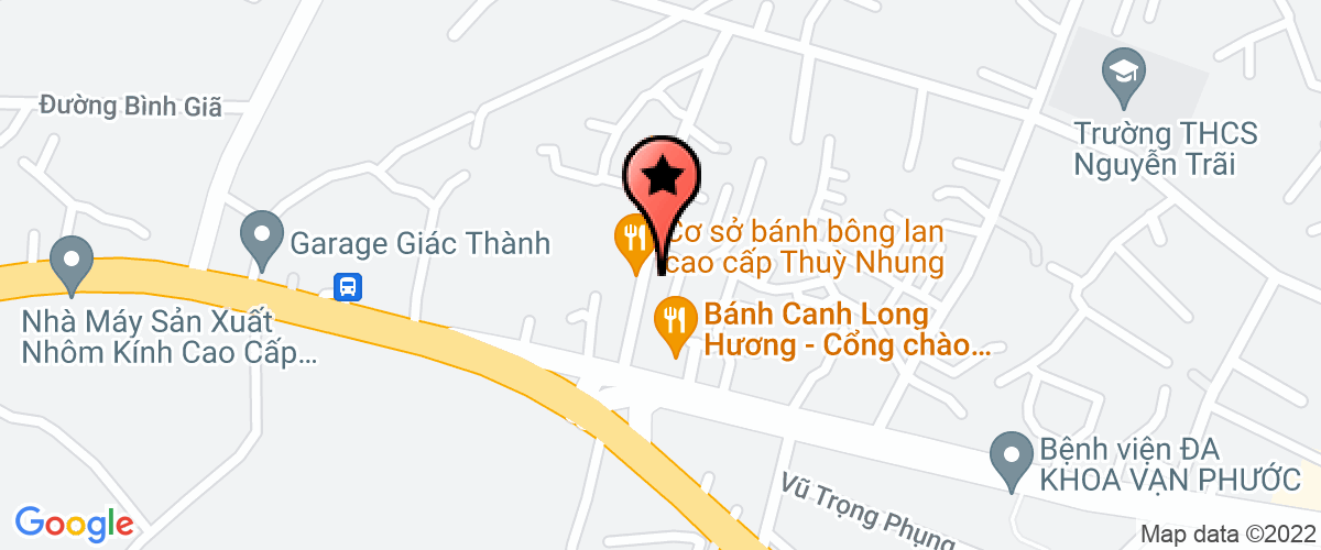 Bản đồ đến địa chỉ Công Ty TNHH May Mặc Homis