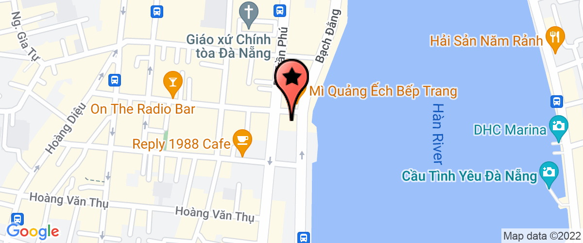 Bản đồ đến địa chỉ Chi nhánh Công ty TNHH TOTO Việt Nam tại thành phố Đà Nẵng