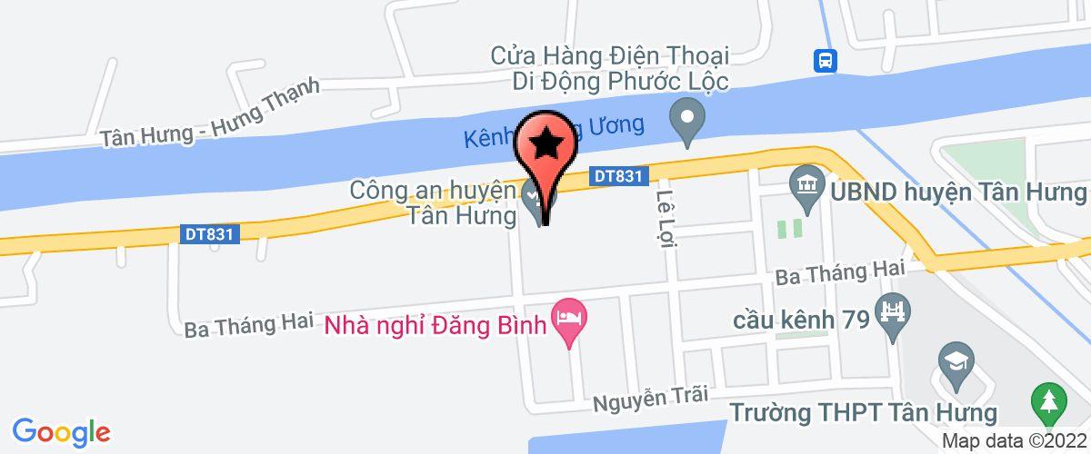 Bản đồ đến địa chỉ Trạm Thủy Lợi Huyện Tân Hưng