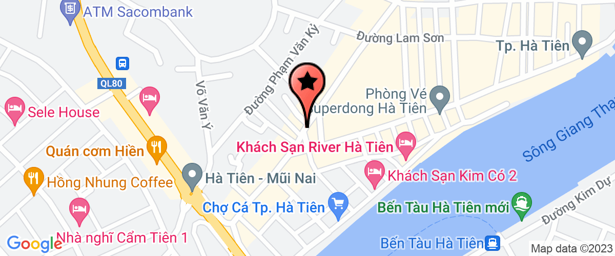 Bản đồ đến địa chỉ Công Ty Trách Nhiệm Hữu Hạn Một Thành Viên Du Lịch Nam Phú Kiên Giang