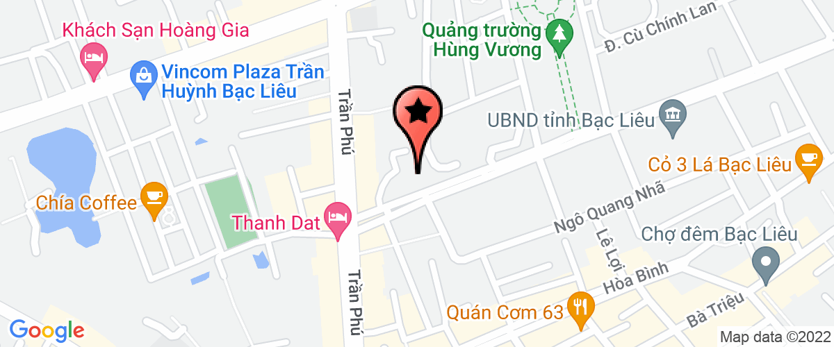 Bản đồ đến địa chỉ Công Ty TNHH Một Thành Viên Cát Tường Bạc Liêu