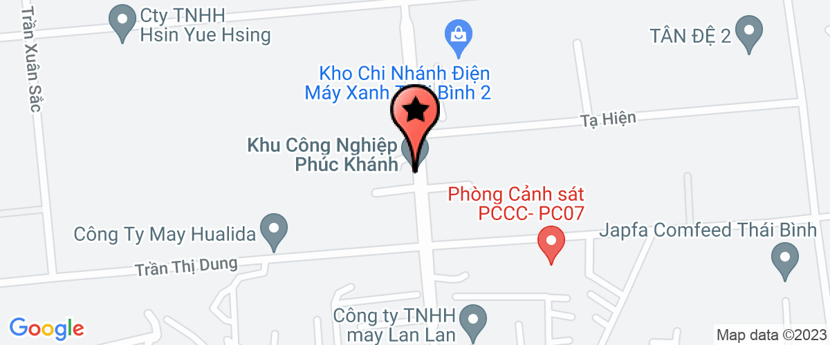 Bản đồ đến địa chỉ Công ty CPHH phát triển KCN Đài Tín ( Nộp thay TOP VVINNING ENTERPRISE CO., LTD)