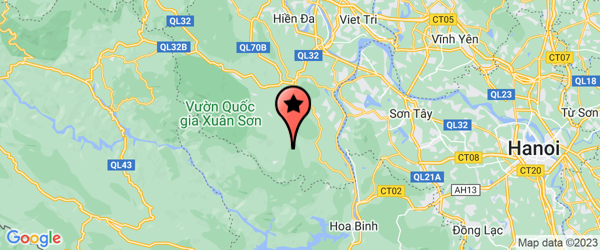 Bản đồ đến địa chỉ Công Ty Cổ Phần Lâm Sản Xây Dựng Thanh Sơn