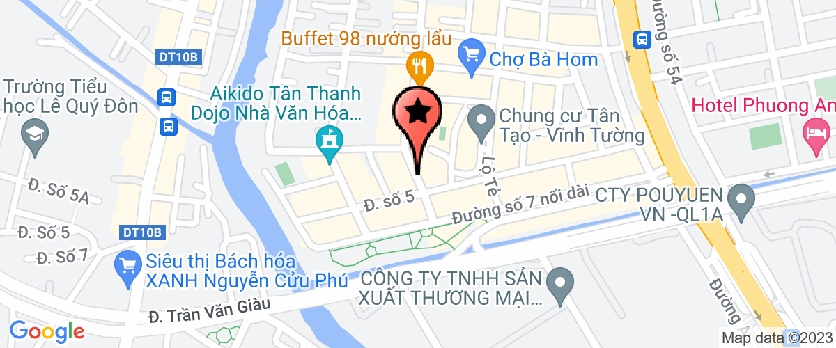 Bản đồ đến địa chỉ Công Ty Cổ Phần SX - TM Nông Việt Xanh