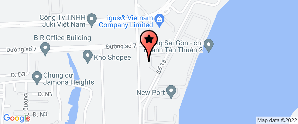 Bản đồ đến địa chỉ Cty TNHH DAIWA PLASTICS (VIệT NAM)