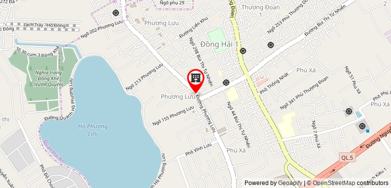Bản đồ đến địa chỉ Công Ty TNHH Thương Mại Vận Tải Và Xuất Nhập Khẩu Hdk