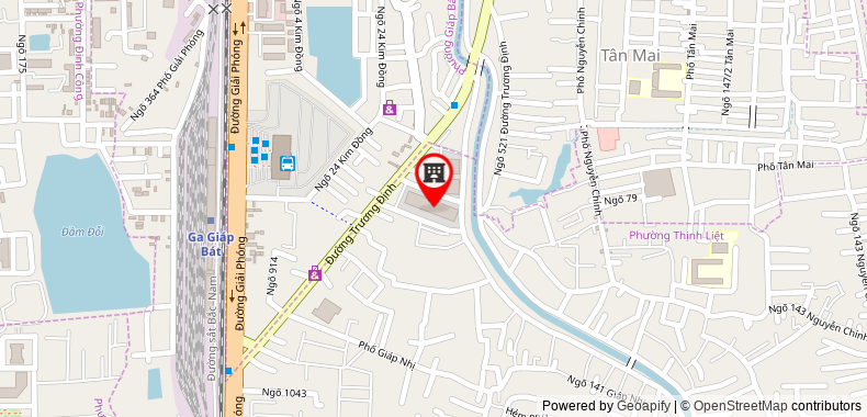 Bản đồ đến địa chỉ Văn Phòng Đại Diện Dymek Company Limited Tại Thành Phố Hà Nội