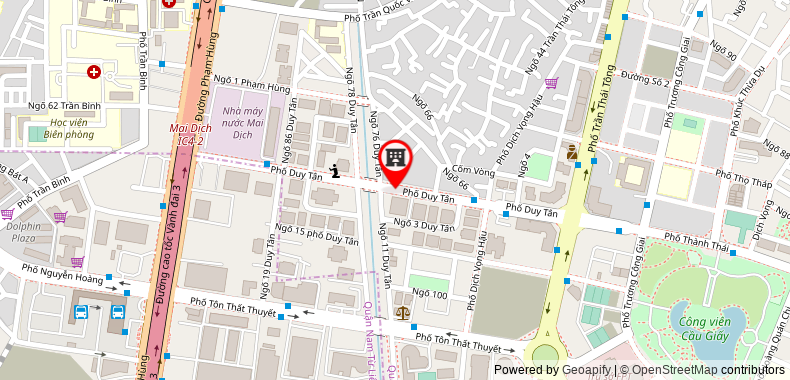 Bản đồ đến địa chỉ Công Ty TNHH Dịch Vụ Xuất Nhập Khẩu Chuyển Phát Nhanh Sơn Phong