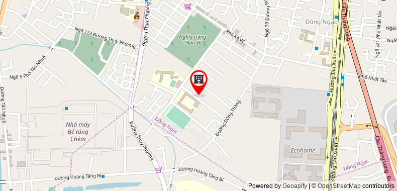 Bản đồ đến địa chỉ Công Ty TNHH Dịch Vụ Sản Xuất Quảng Cáo Hà Thành