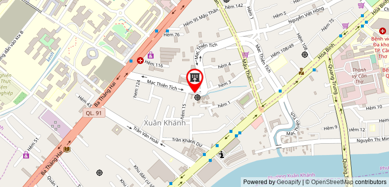 Bản đồ đến địa chỉ Công Ty TNHH Văn Phòng Phẩm Khánh Toàn