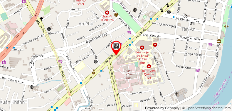 Bản đồ đến địa chỉ Công Ty CP  Dầu Khí Mê Kông