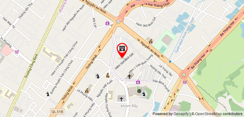 Bản đồ đến địa chỉ Công ty TNHH Thương Mại Và Xây Dựng Phú Khánh