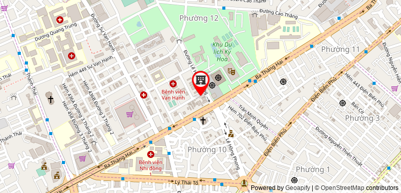 Bản đồ đến địa chỉ Công Ty TNHH Dịch Vụ Khách Sạn Á Châu